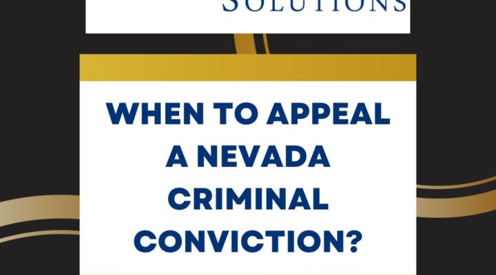 Appeal NV Criminal Conviction
