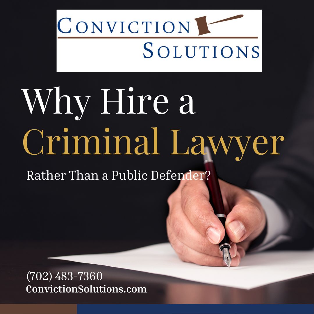 Why Hire a Criminal Lawyer Rather than a Public Defender?