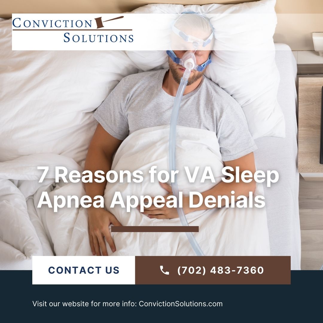 7 reasons for VA Sleeps Apnea Appeal denials